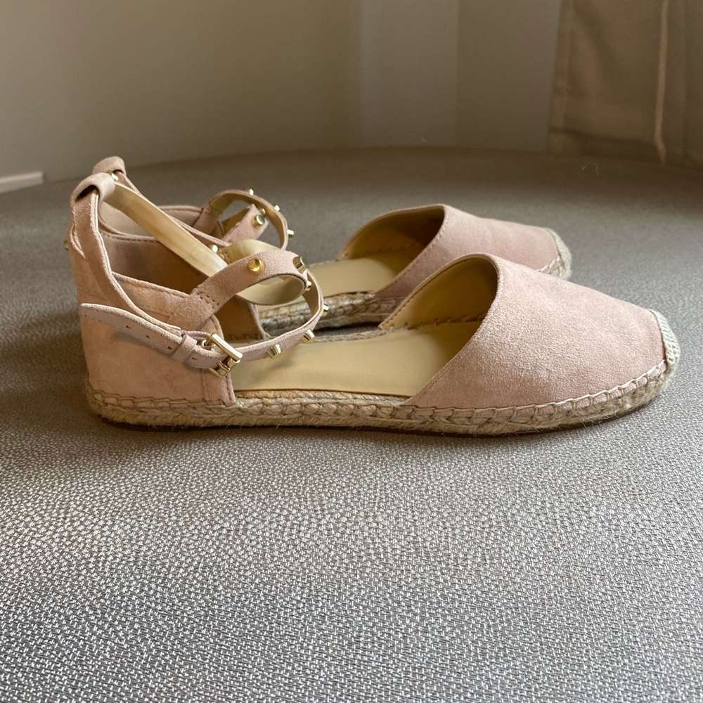 Marc Fisher Blush Suede Flats